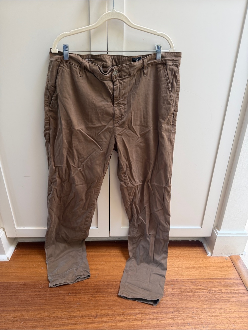 Men's Brown Chino Pants - Classic Straight Fit